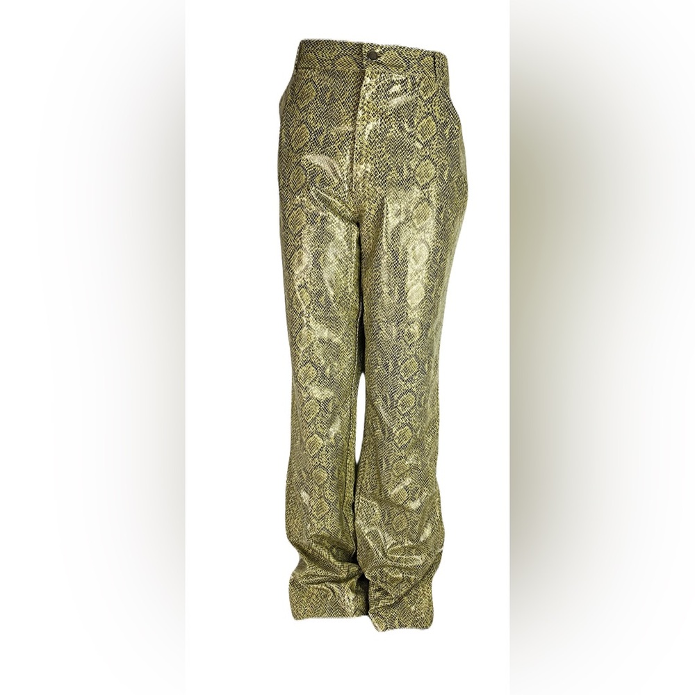 HYSTERIA- Snakeskin pattern Vinyl Pants